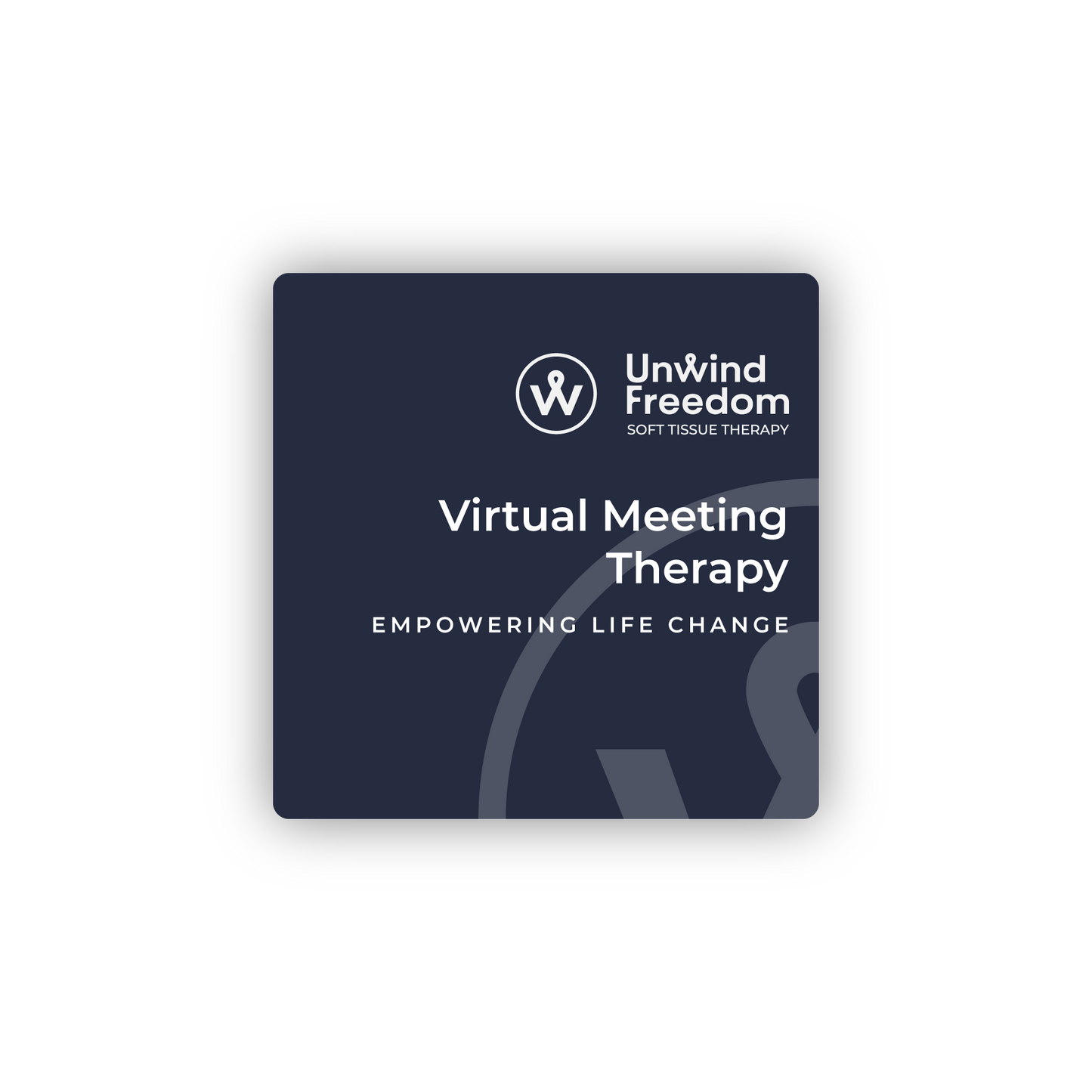 Virtual Meeting Therapy