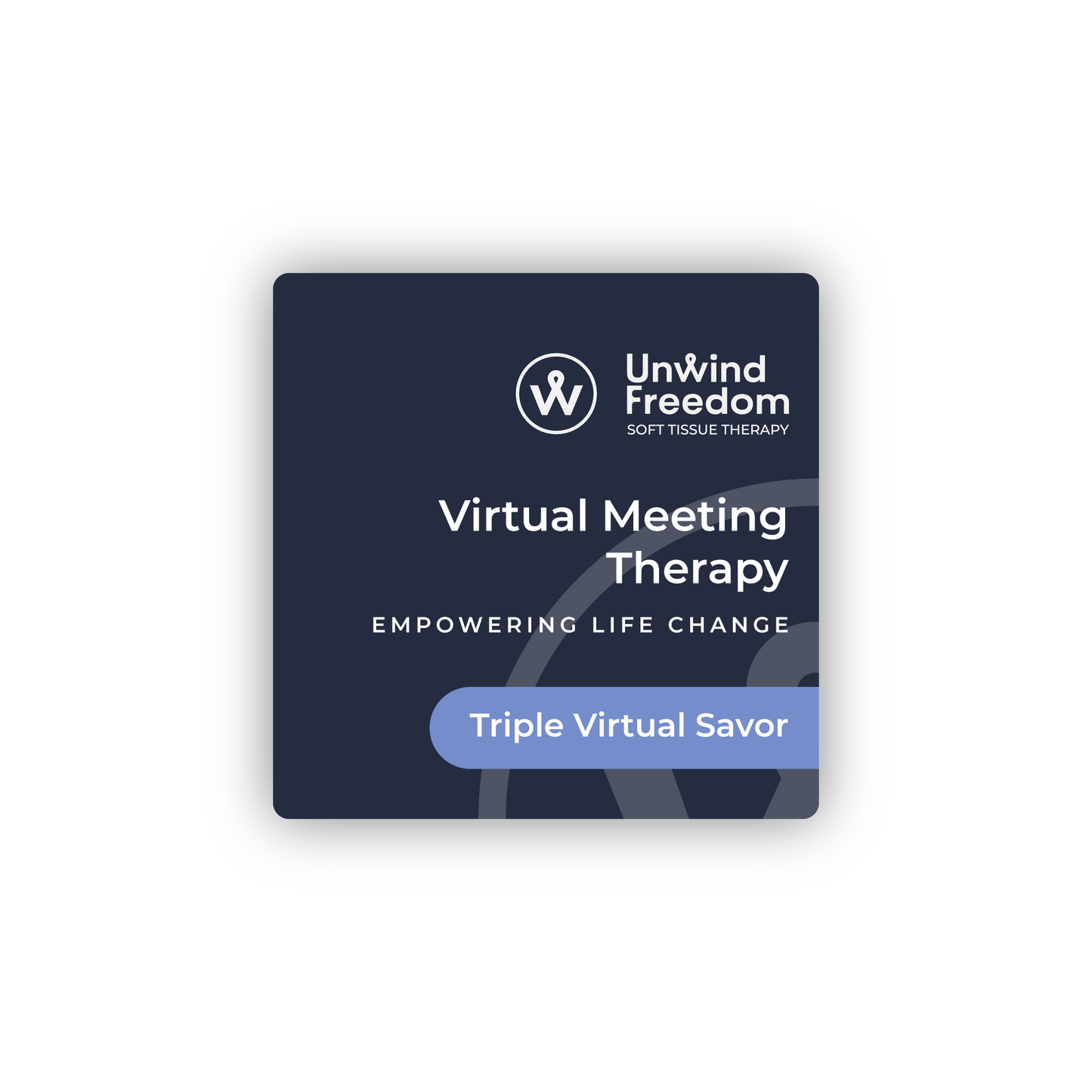 Virtual Meeting Therapy Triple Virtual Savor